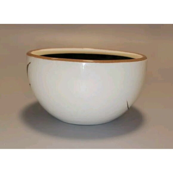 Stangl Pottery Coffee Tea Cups Set 6 Thistle Design Hand Painted Low Profile MCM - Picture 5 of 9